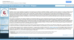 Desktop Screenshot of cardio-hainaut.net